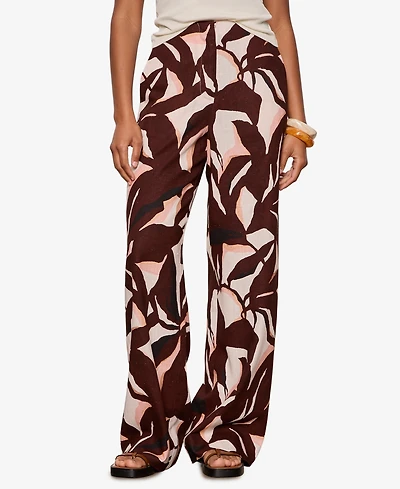 Sanctuary Women's Best Time Printed Mid-Rise Pants