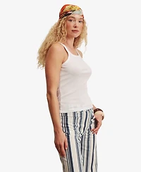 Sanctuary Women's Sprinter Rib Scoop Neck Tank Top