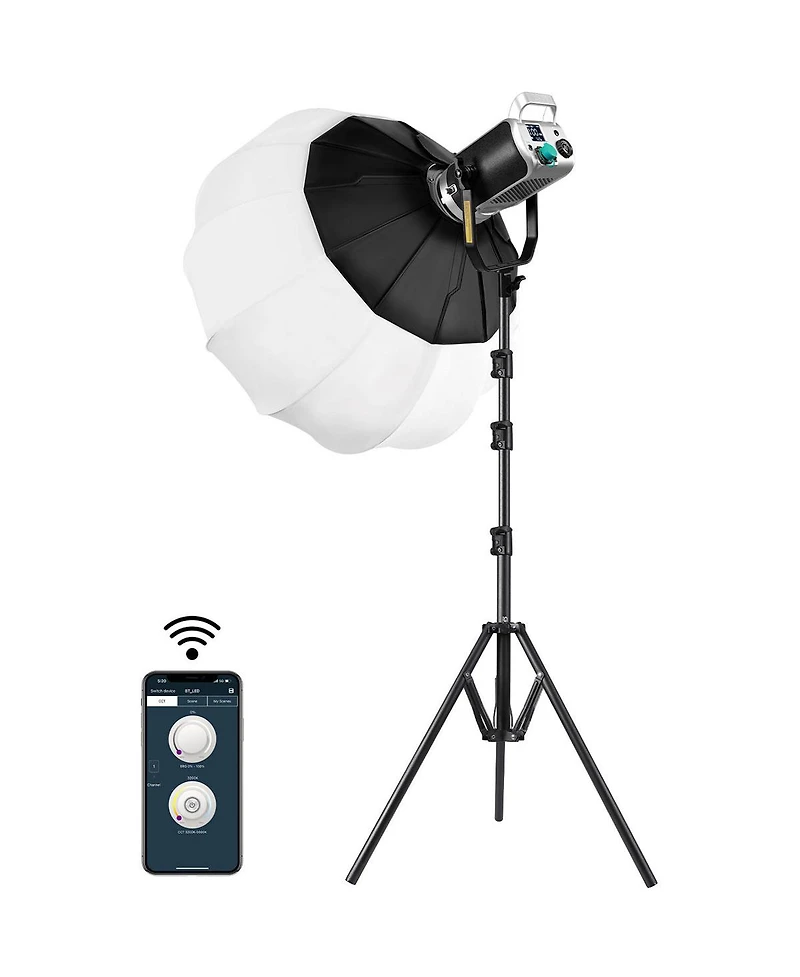 Gvm SD200D Bi-Color Led Video Lights Kit with Lantern Softbox