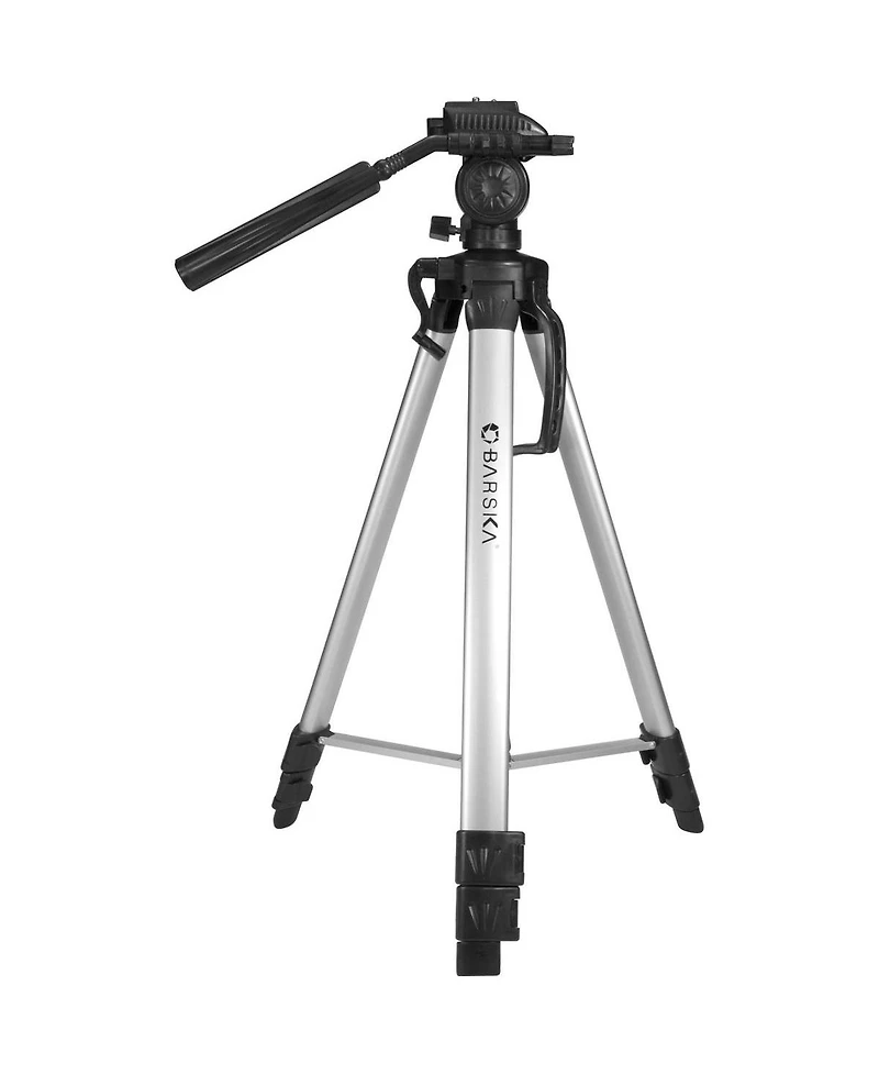 Barska Deluxe 3-Section Aluminum Tripod with 2-Way Fluid Head
