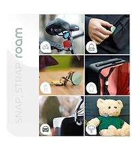 Roam Smart Tracker - Bluetooth Item Locator, No Subscription, Waterproof | Apple and Android | 2-Pack
