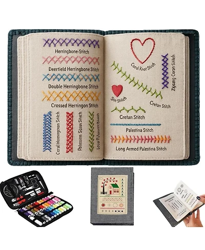 Gnuadz Embroidery Book Kit Love Stitches Guide Sewing Tool