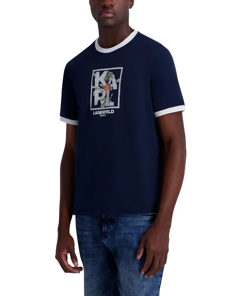 Karl Lagerfeld Paris Men's Short-Sleeve T-Shirt