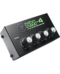 Mackie Hm-4 4-Way Headphone Amplifier - With Stereo 1/4" Female Phone to 1/4" Male Phone Trs Headphone Cable, 25'