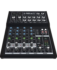 Mackie Mix8 8-Channel Compact Mixer, Bundle with TAPH100 Headphones and 2x Xlr Cable