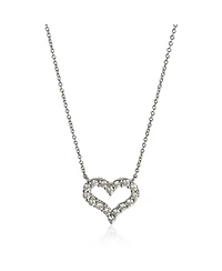 Pre-Owned Tiffany & Co Platinum Diamond Heart Pendant