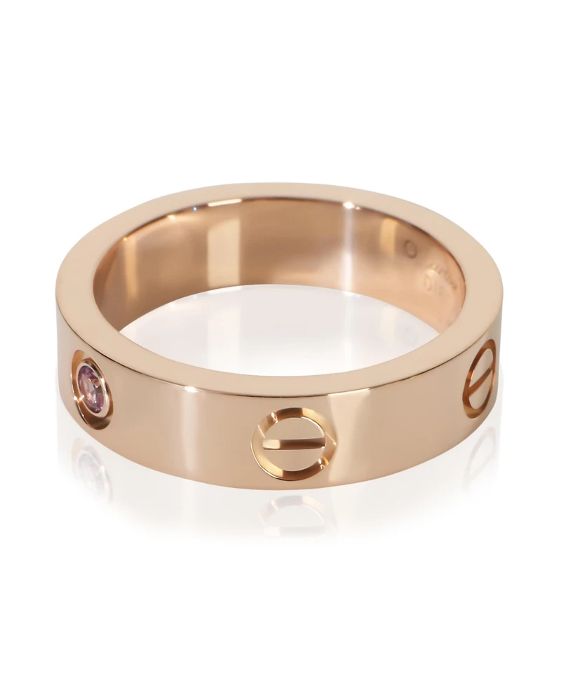 Pre-Owned Cartier Rose Gold Sapphire Love Ring