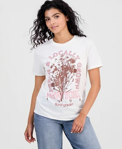 Self Esteen Juniors' New York Botanical Garden T-Shirt