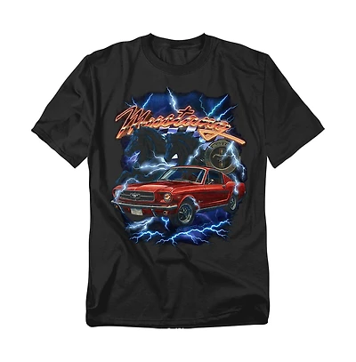 Mustang Men's Ford Thunder Band T-Shirt