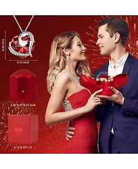 Gnuadz Preserved Rose Necklace Gift For Women
