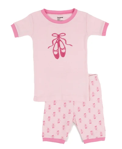 Leveret Toddler Girls Matching Family Two-Piece Cotton Pajamas