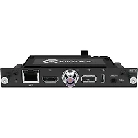 Kiloview Re-3 Dual-Channel 4K Uhd H.265/H.264 Hdmi/3G-sdi/Ndi|Hx Rackmount Encoding Card for Cradle Series Frame