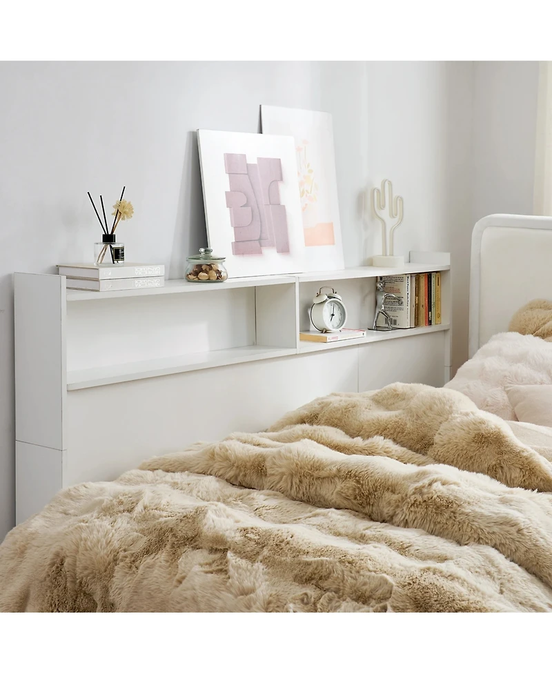 DormCo Yak About It Long Cube Bedside Shelf