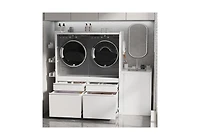 Aecojoy Laundry Pedestal with Sink Cabinet 1300LBS Heavy Duty Universal Washing Machine Stand Base Raiser