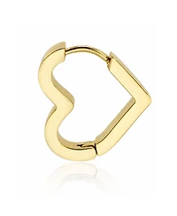 Rebl Jewelry Heart Huggie Earrings