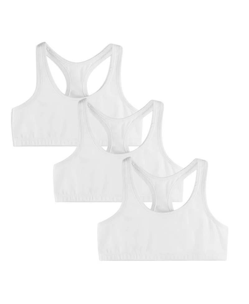 Mightly Girls Fair Trade Cotton Sports Bras 3-pack