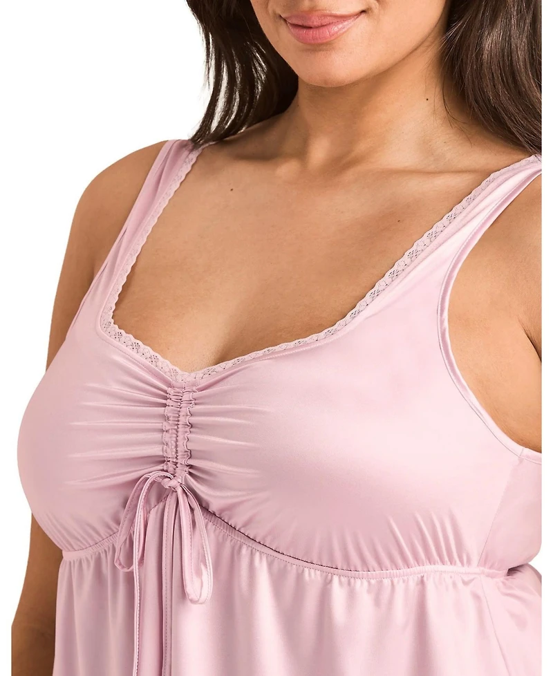 Adore Me Plus Lavern Pajama Tank Top & Shorts Set
