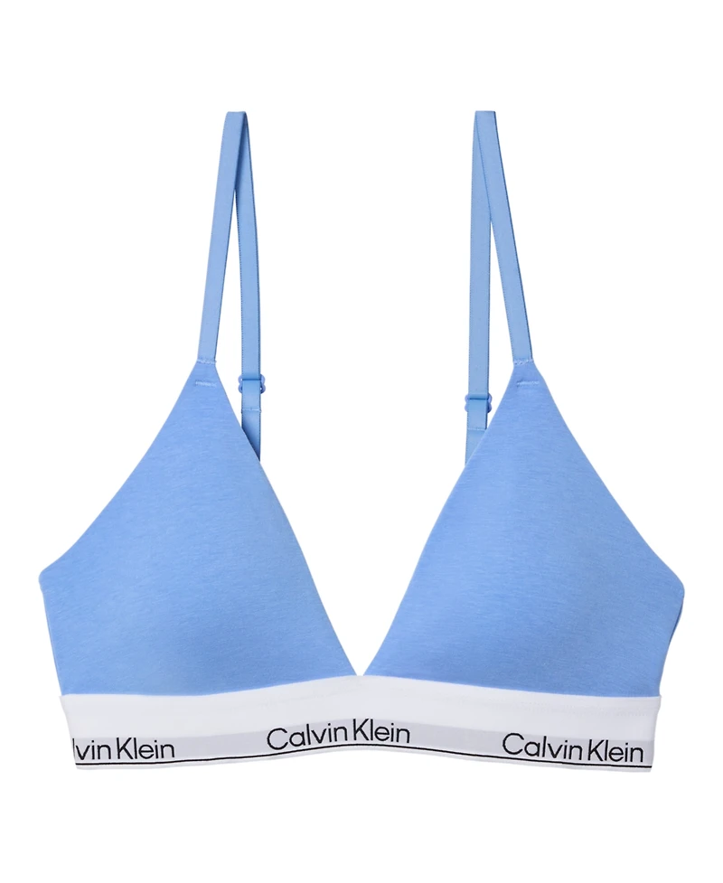 Calvin Klein Women's Icon Cotton-Modal Lightly Lined Triangle Bralette QF8498