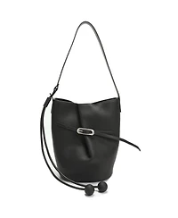 Susu Solene Leather Bucket Bag Minimalist Shoulder Crossbody Purse
