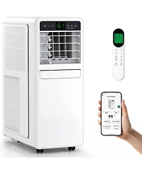 Cowsar 12000 Btu Smart Portable Ac, Drainage-Free with Timer