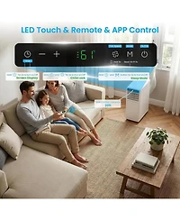 Cowsar 12000 Btu Smart Portable Ac, Drainage-Free with Timer