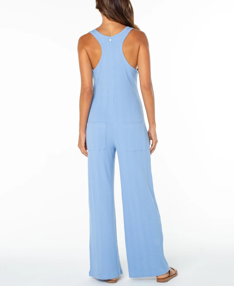 Roxy Women's Cotton-Blend Running Tide Jumpsuit