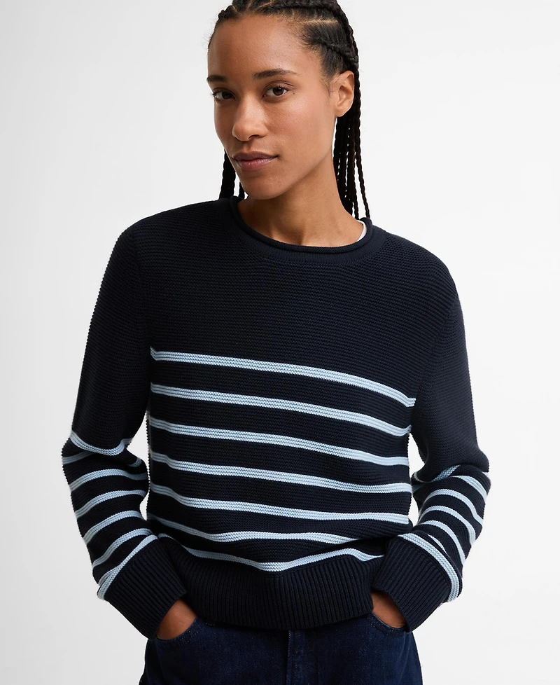 barbour hinton knitted jumper