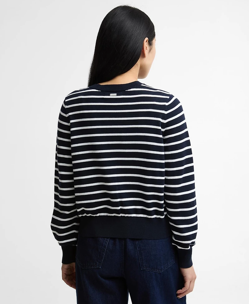 barbour baiton knitted cardigan