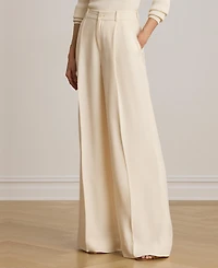 Lauren Ralph Women's High-Rise Wide-Leg Pants
