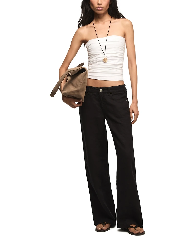 Lucky Brand Women's Baggy Wide Leg Pants