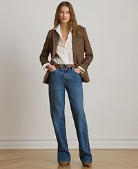 Lauren Ralph Women's High-Rise Straight Jeans