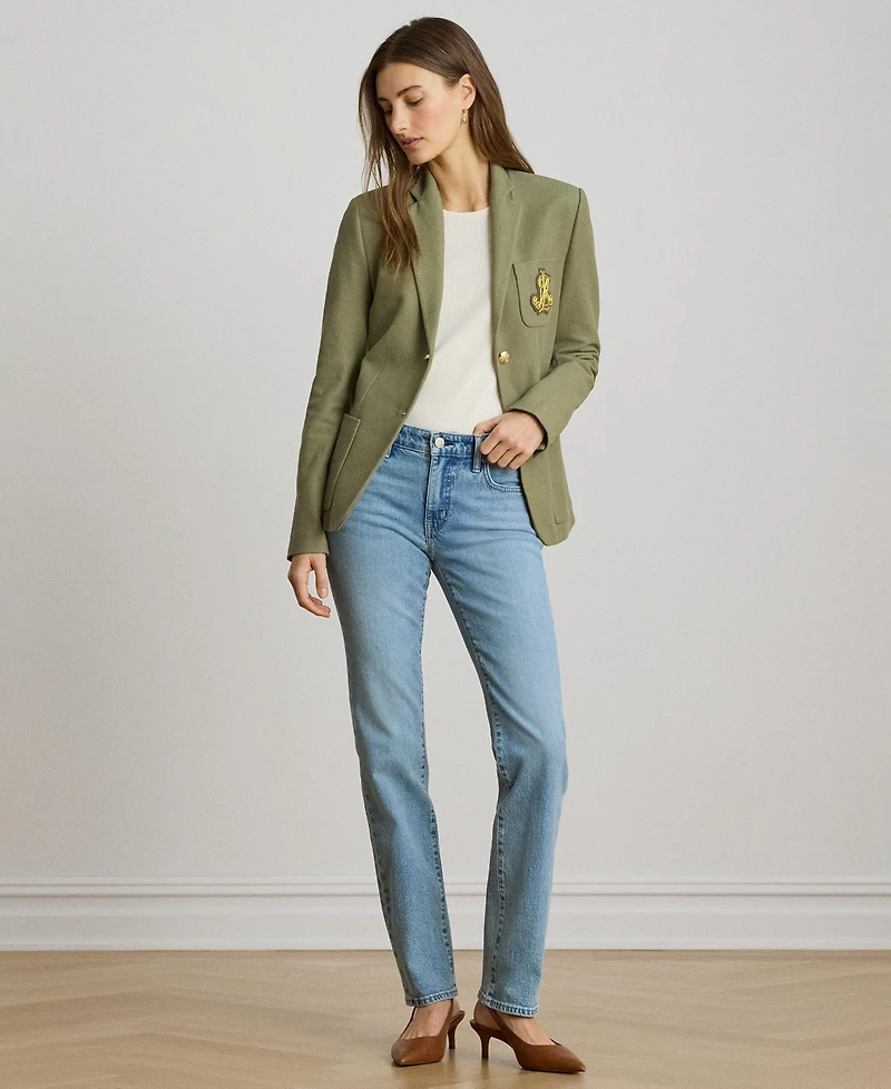 Lauren Ralph Women's Mid-Rise Slim-Fit Straight Jeans