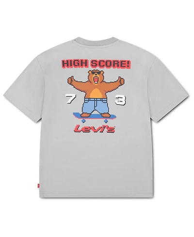 Levi's Boys' 4-7 Pixelated Bear Short-Sleeve T-Shirt