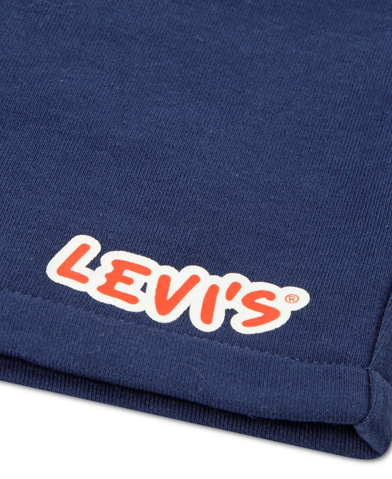 Levi's Toddler Boys' 2T-4T Hot Dog Truck T-Shirt and Shorts, 2-Piece Set
