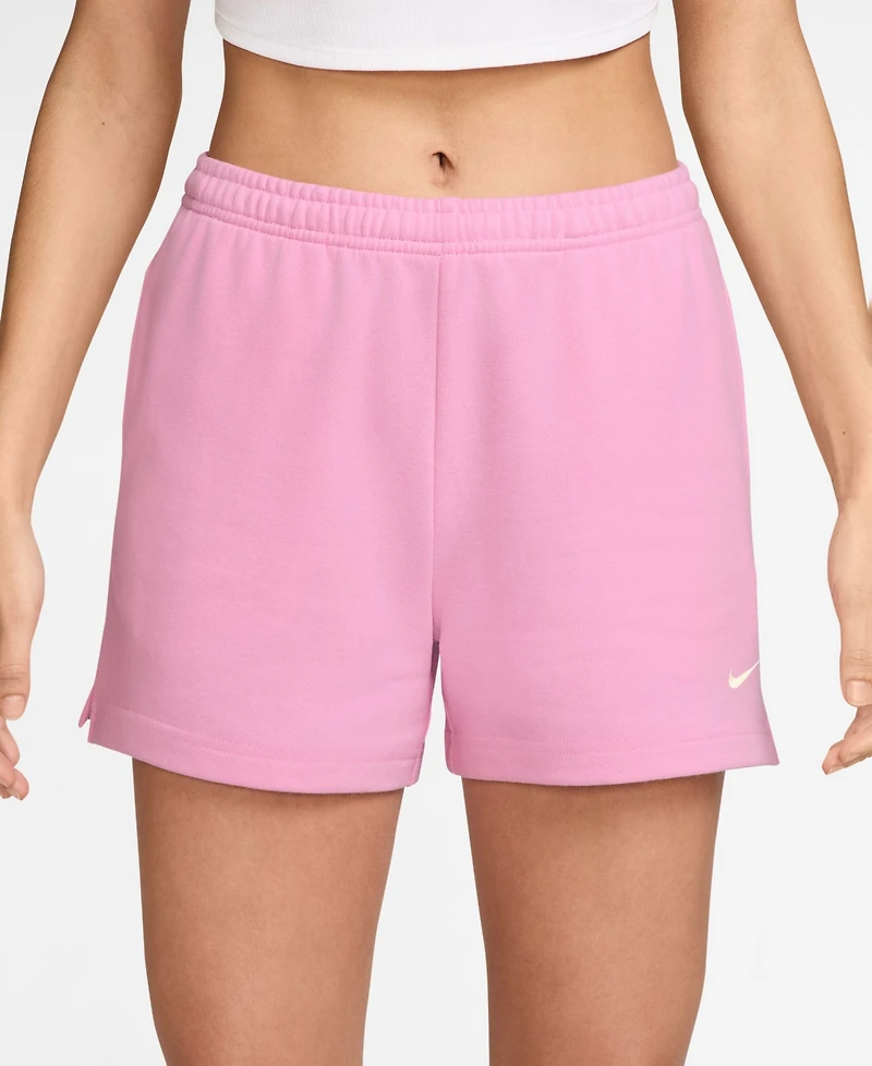 Nike Studio Fleece Women's Mid-Rise 4" Shorts