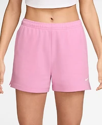 Nike Studio Fleece Women's Mid-Rise 4" Shorts