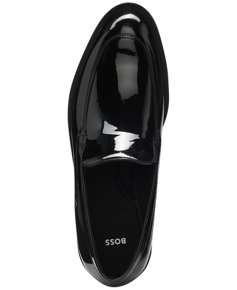 Boss Men's Patent Slip-on Loafers