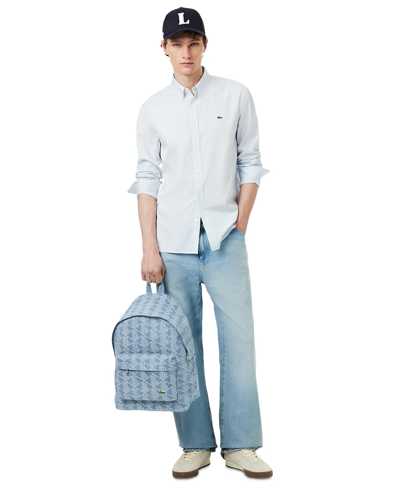Lacoste Men's Denim Laptop Backpack