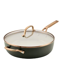 KitchenAid Design Series Hard-Anodized Ceramic Induction 5-Quart Lidded Saute Pan