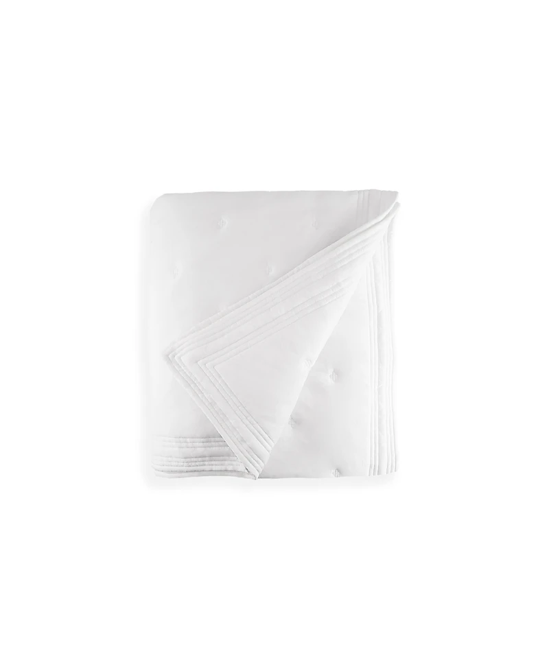 Michael Aram Tufted Quilted Cotton Coverlet, Queen
