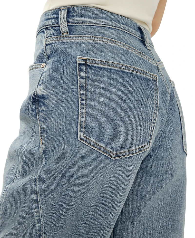Silver Jeans Co. Women's Barrel Mid Rise Shorts