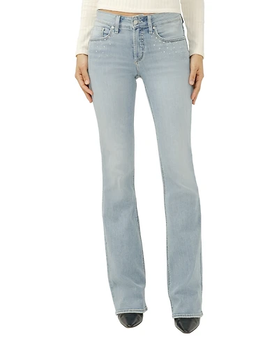 Silver Jeans Co. Women's Suki Mid Rise Bootcut Luxe Stretch