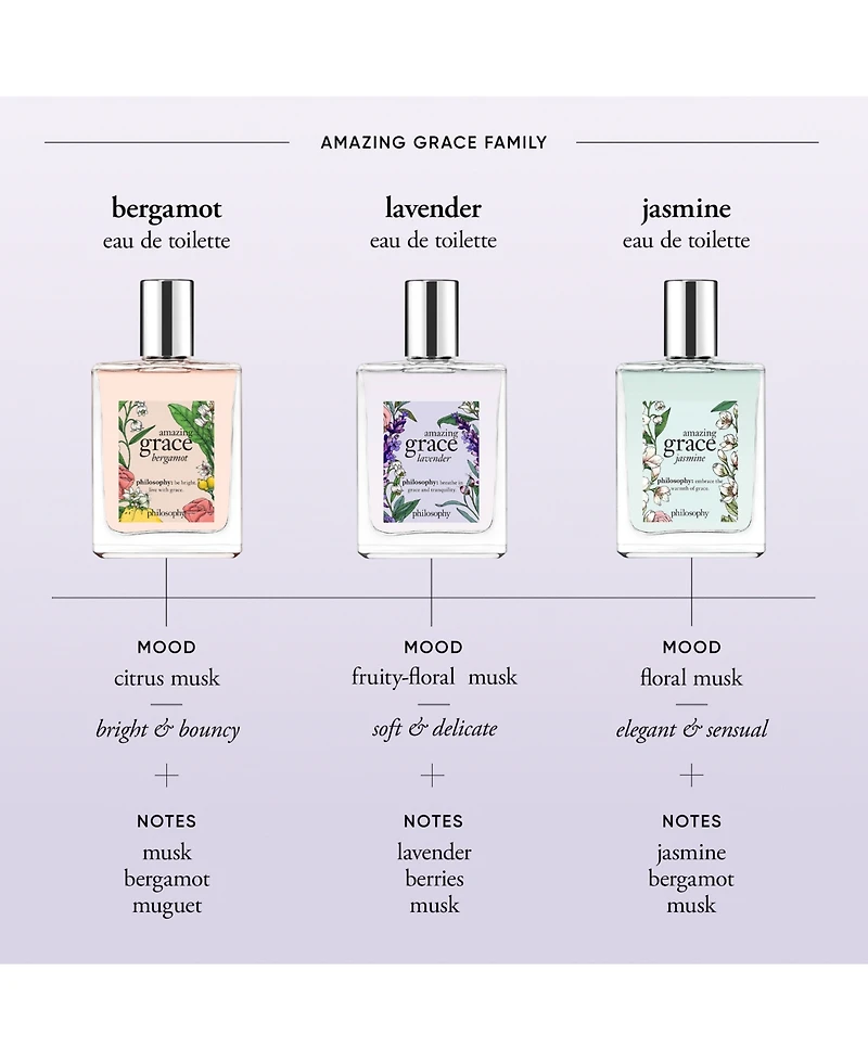 philosophy Amazing Grace Lavender Eau de Toilette, 2 oz.