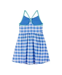 Andy & Evan Girls and Gingham Knit Skort Dress