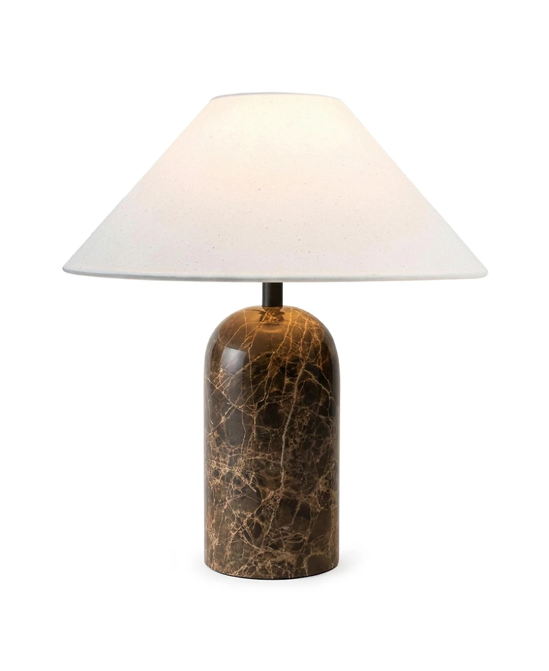 Brightech Sansa Stone Led Table Lamp with Dimmer (13")