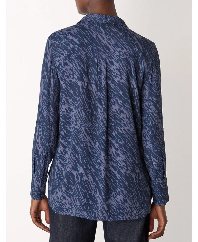 Whistles Women's Abstract Marks Collared Shirt