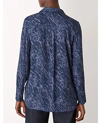 Whistles Women's Abstract Marks Collared Shirt