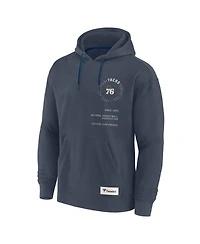 Fanatics Men's Blue Philadelphia 76ers Future Ground Info Elements Premium Pullover Hoodie
