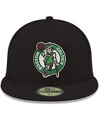 New Era Men's Black Boston Celtics Team Color 59FIFTY Fitted Hat