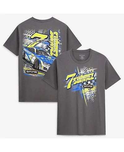 Spire Motorsports Men's Charcoal Daniel Suarez 7 Freeway Insurance T-Shirt